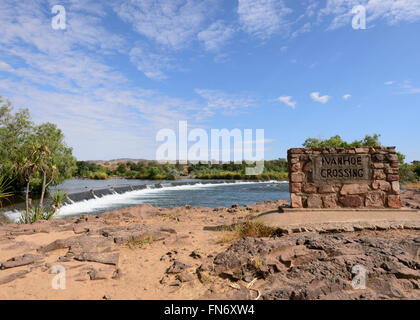 Traversée de la rivière Ivanhoe, Ord, Kununurra, région de Kimberley, Australie occidentale Banque D'Images