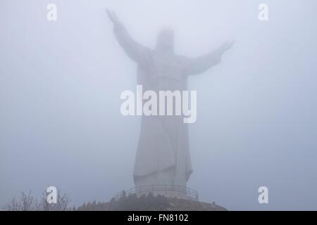 Mystic statue de Jésus Christ en Pologne, photo : 2016, 13 février. Banque D'Images