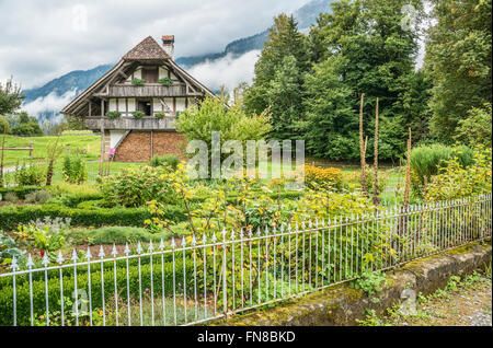 Ferme d'Ostermundingen, musée en plein air Ballenberg, Suisse Banque D'Images
