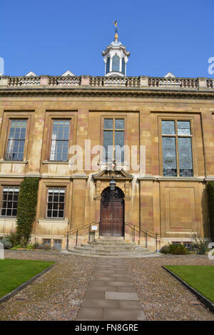 Ancienne cour quad à Clare College, un collège constituant de l'Université de Cambridge, Angleterre Banque D'Images