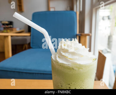 Le thé vert frappe Banque D'Images