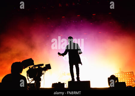 BENICASSIM, ESPAGNE - 17 juillet : Chase & Status (production de musique électronique britannique la bande de duo) effectue au Festival. Banque D'Images