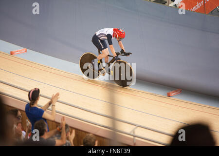 L'athlète britannique Mark gallois,Colbourne remporte la médaille d'or et record du monde en C1 3 km poursuite. Jeux paralympiques de Londres,2012,Angleterre,,Royaume-Uni. Banque D'Images