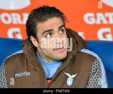 Rome, Italie. Mar 13, 2016. Alessandro Matri au cours de la Serie A italienne match de football entre S.S. Lazio et A.C. Atalanta au Stade olympique de Rome, le 13 mars 2016. Credit : Sylvia Je suis intéressé/Alamy Live News Banque D'Images