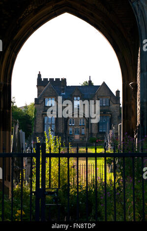 Cimetière Edgerton, Huddersfield, Yorkshire de l'Angleterre Banque D'Images