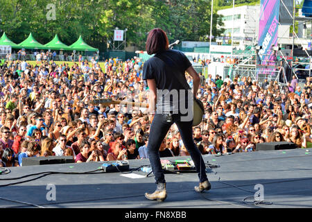 MADRID - SEPT 13 : Band of Skulls (groupe originaire de Southampton) concert au Festival Dcode. Banque D'Images