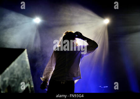 BILBAO, ESPAGNE - JUIN 01 : l'Orwells (band) musique live show à Bime Festival le 01 novembre 2014 à Bilbao, en Espagne. Banque D'Images