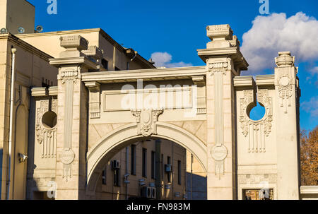 Bâtiments sur Dimitri Uznadze street de Tbilissi Banque D'Images