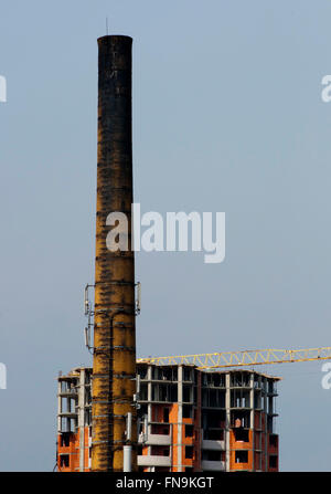 Construction de la maison moderne. L'image en haute résolution. Banque D'Images