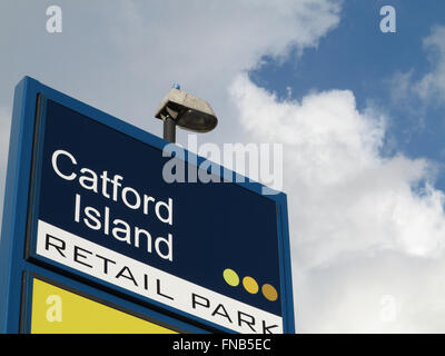 Catford Island Retail Park Banque D'Images