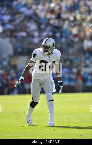 Jacksonville, Floride, USA. 23 Dec, 2007. Oakland Raiders le receveur Jerry Porter (84) au cours de son équipe 49-11 perte pour les Jacksonville Jaguars de Jacksonville Municipal Stadium le 23 décembre 2007 à Jacksonville, en Floride. ZUMA Press/Scott A. Miller © Scott A. Miller/ZUMA/Alamy Fil Live News Banque D'Images