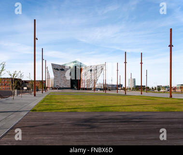 Centre d'information et Tiitanic museum de Belfast. Banque D'Images