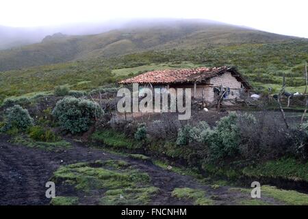 Façon de Laguna Negra - El Porvenir - village Las Huaringas ' ' de HUANCABAMBA. .Département de Piura au Pérou Banque D'Images