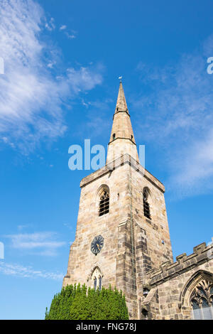 L'église St Mary, Astbury Banque D'Images