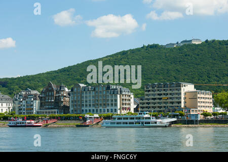 Allemagne, Königswinter, Ansicht vom Rhein Banque D'Images