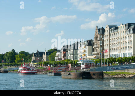 Allemagne, Königswinter, Ansicht vom Rhein Banque D'Images