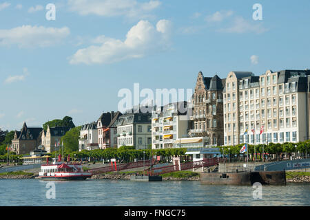 Allemagne, Königswinter, Ansicht vom Rhein Banque D'Images