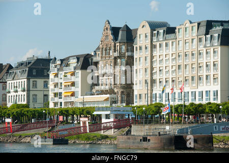 Allemagne, Königswinter, Ansicht vom Rhein Banque D'Images