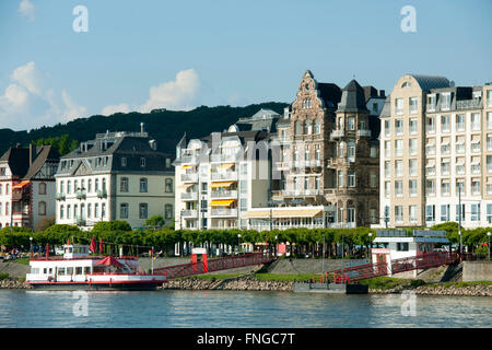 Allemagne, Königswinter, Ansicht vom Rhein Banque D'Images