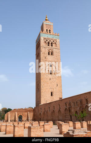 Mosquée de la Koutoubia à Marrakech, Maroc Banque D'Images