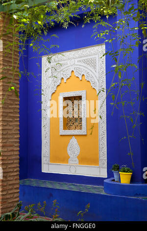 Jardin Majorelle à Marrakech Maroc Banque D'Images