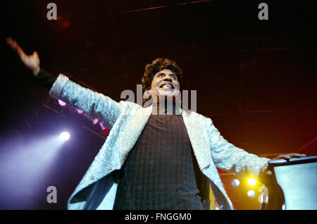 Little Richard se produisant au festival SXSW Austin Music Hall, le jeudi 18 mars 2004, Austin, Texas, États-Unis Banque D'Images