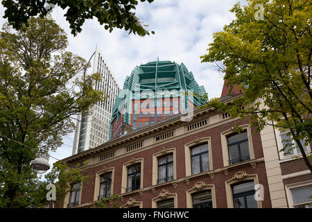 La Haye, la Hollande, l'ancienne et la nouvelle architecture Banque D'Images