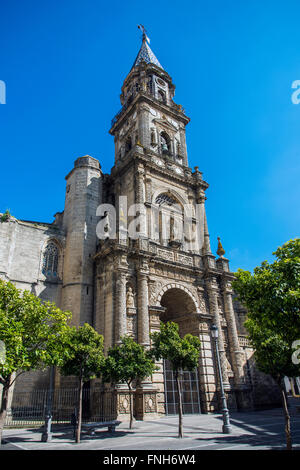 Église de San Miguel, Jerez de la Frontera, Andalousie, Espagne Banque D'Images