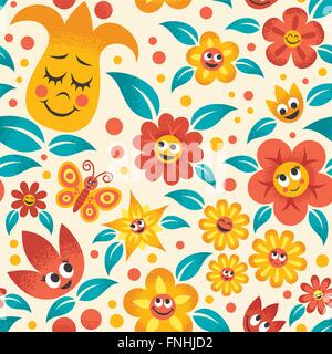 Caricature transparente motif floral. Pas de transparence et des dégradés utilisés. Illustration de Vecteur