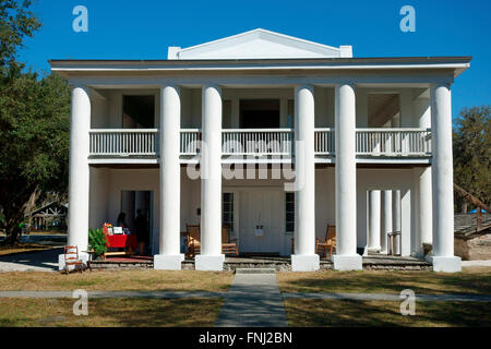 Gamble Plantation Historic State Park, également connu sous le nom de Gamble Mansion, est un parc d'État de Floride situé dans Ellenton en Floride Banque D'Images