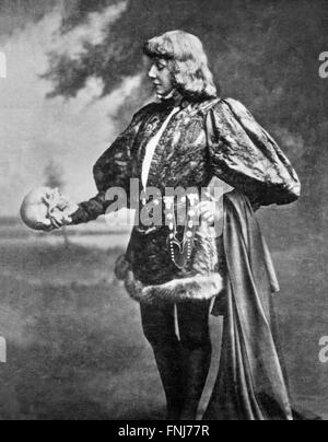 Sarah Bernhardt que Hamlet , c.1899 Banque D'Images