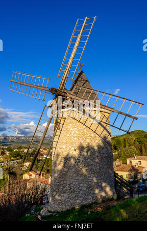 Moulin d'Allauch, BDR, PACA, France,13 Banque D'Images
