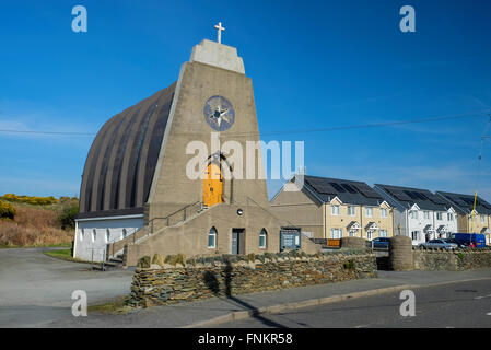 Chatholic Bull Église Bay Road Holyhead Anglesey au nord du Pays de Galles UK Banque D'Images