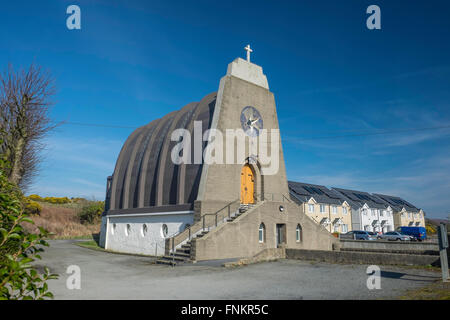 Chatholic Bull Église Bay Road Holyhead Anglesey au nord du Pays de Galles UK Banque D'Images