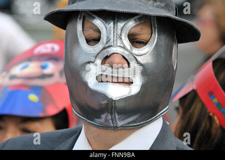 Manga fête. Barcelone, Catalogne, Espagne Banque D'Images