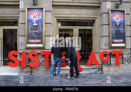 Encore de Sister Act au Théâtre Principal de Valencia Espagne Banque D'Images