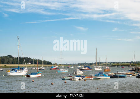 River Deben de Woodbridge, Suffolk, East Anglia, Angleterre, Royaume-Uni Banque D'Images