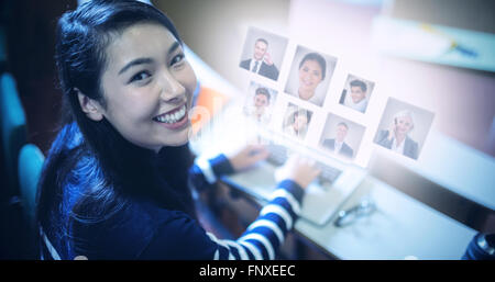 Image composite de portrait de gens d'affaires Banque D'Images