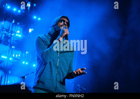 Seu Jorge Live au MEO Arena, Lisboa, Portugal Banque D'Images