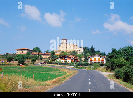 Manurga, réserve naturelle Gorbeia, l'Alava province, Pays Basque, Espagne. Banque D'Images