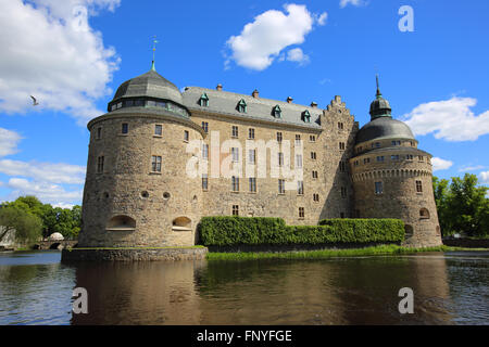 Au château d'Orebro, Suède jour d'été ensoleillé Banque D'Images