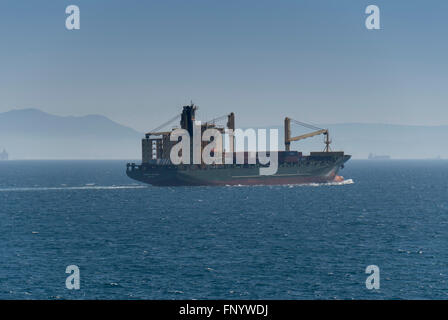 Détroit de Gibraltar Maroc Rif Banque D'Images