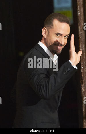 Madrid, Espagne. Mar 16, 2016. JOSEPH FIENNES assiste à la 'augmenté' Photocall à San Antonio de los Alemanes Church à Madrid © Jack Abuin/ZUMA/Alamy Fil Live News Banque D'Images