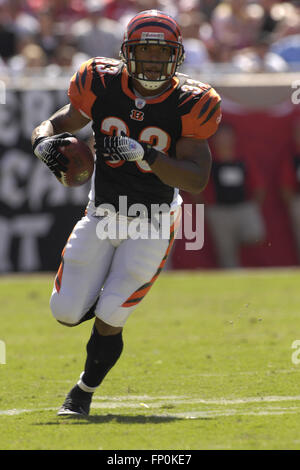 15 octobre 2006 - Tampa, Florida, USA - Le 15 octobre 2006, à Tampa, FL, USA ; active dans les années 1960 (33) Kenny Watson à la tête de terrain au cours de la première moitié du match contre les Bengals Tampa Bay Buccaneers chez Raymond James Stadium. ZUMA Press/Scott A. Miller (crédit Image : © Scott A. Miller via Zuma sur le fil) Banque D'Images