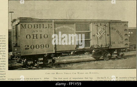 Une locomotive engineering - Journal officiel de pratique et de traction des chemins de matériel roulant (1894) Banque D'Images