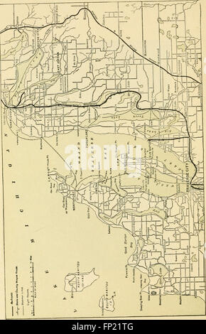 Le nord du Michigan. Guide pour les voyageurs, y compris la partie nord de l'île Mackinac, Michigan inférieur, et le Sault Ste. Marie rivière (1898) Banque D'Images