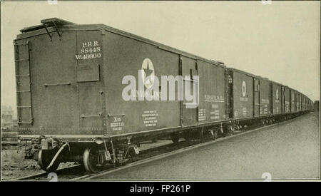 L'édition 1916 de Railway Mechanical Engineer traite des principes et des technologies d'ingénierie qui sous-tendent la construction et l'exploitation des systèmes ferroviaires, y compris les locomotives, le matériel roulant et l'entretien mécanique. Banque D'Images
