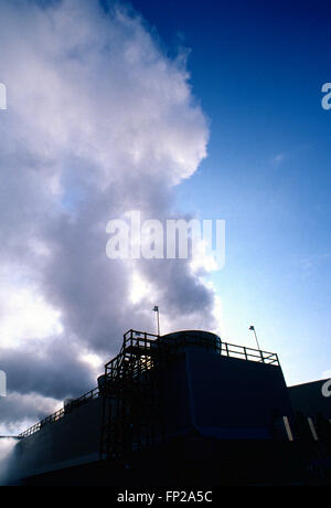 Tour de refroidissement de l'usine industrielle ; Banque D'Images