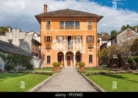 Villa Bossi, Orta San Giulio, lac d'Orta, Piémont, Italie Banque D'Images