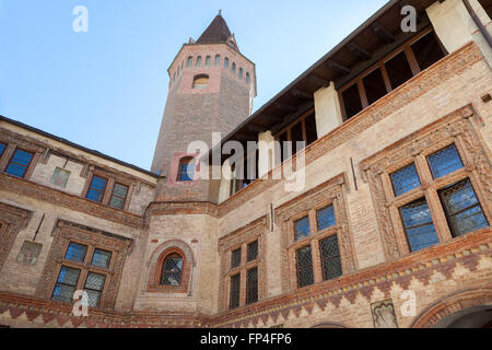 Collegiata di Sant'Orso à Aoste, Italie Banque D'Images